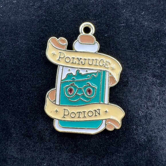 Set Of 4 Magical Potion Bottle Enamel Charms Pendants Necklace Bracelet - Picture 4 of 10